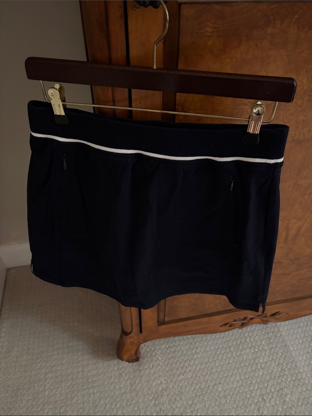 T by Talbots black skort SP